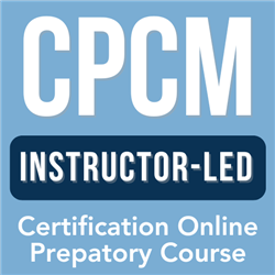 CPCM Instructor-Led Online Preparatory Course - Fall 2024